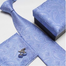 Dárková sada kravata, kapesníček a manžetové knoflíčky