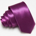 Slim kravata tmavě fialová