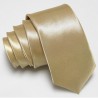 Slim kravata zlatá