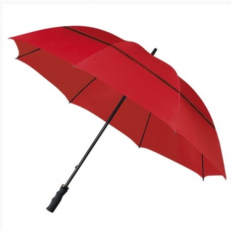Deštník golfový vystřelovací ECO červená